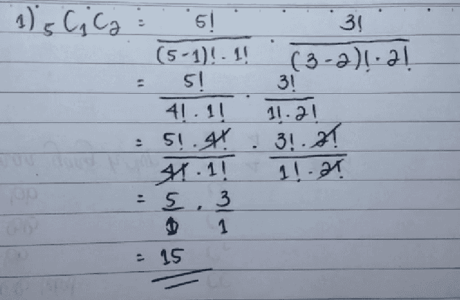 3) (y I 51 (5-3)!.3! 5! a!. 3! S. 4.3 al. 31 1 5.4 2.1 : 10 Jadi, 15+30+10 - 55 (0) 
3! إي :ووداء (2 (1. (3-1) و (2-5) 3 : $6 1. اح اح . إ3 : s.4.3.3 اد. و ام. الخ 3 1 : 5.4 .و 30 
Lo 31 (3-1) 3! 11.2 11 ४ 1)'s Cica '! (5-1)! 1! s। 41.1! 5.41 41.1 TOP :5 3 1 15 . 3!.M 1.-म 5. 