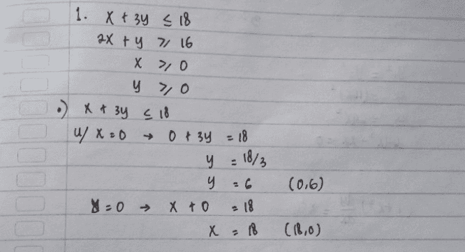 1. Хt 39 - 18 X tu / 16 x 2 O у у о к* 39 с 10 х = 0 0 + 3y = 18 у 18/ y 820 » X to - 18 ха (0.6) СВ,0) 