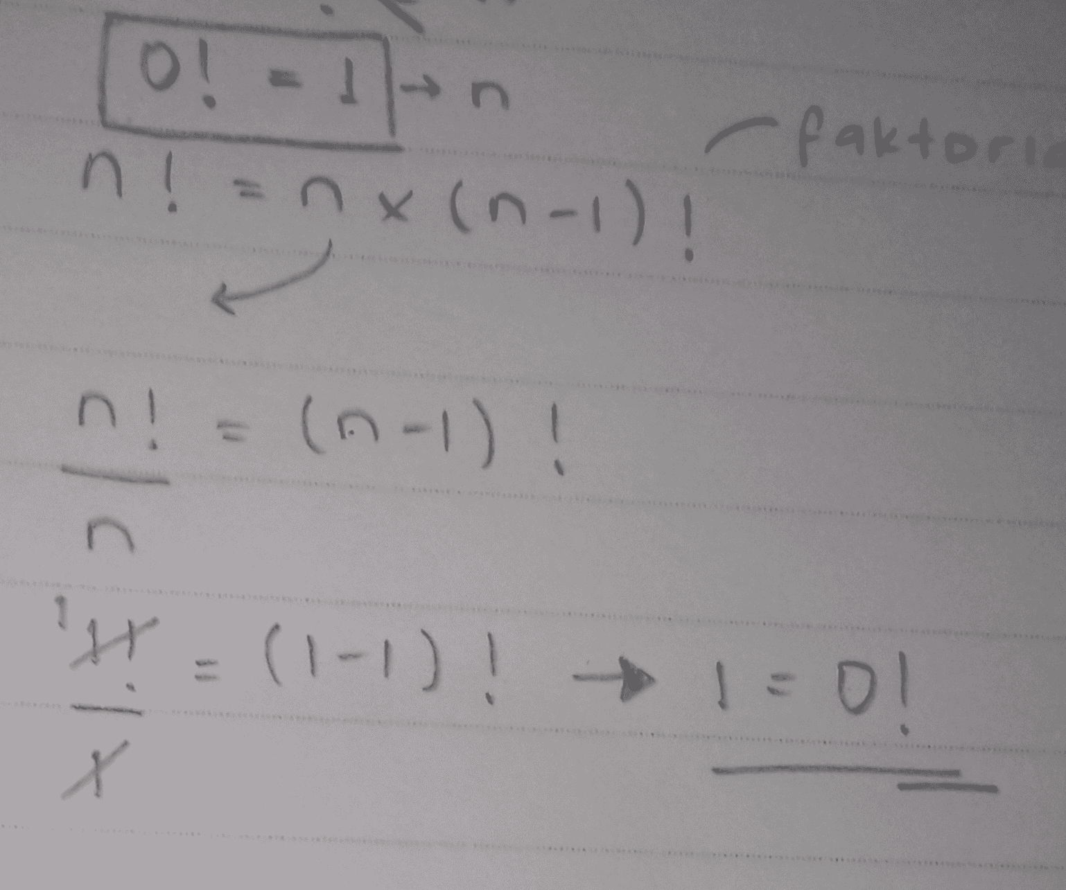 faktoria n! -nx (コ-) ! %3D っ! - (3-) 一 %3D や= (1-1)! →11 メ 12 