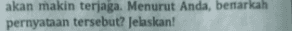 Leukosit merupakan sel darah yang berperan dalam mekanisme pertahanan tubuh. Mekanisme pertahanan tubuh tersebut sangat bermanfaat dalam menjaga kesehatan tubuh. Berdasarkan uraian tersebut, dapat diketahui bahwa jumlah leukosit yang makin banyak kesehatan tubuh 
akan makin terjaga. Menurut Anda, benarkah pernyataan tersebut? Jelaskan! 