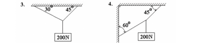 3. 30 45 130 60° 200N 200N 