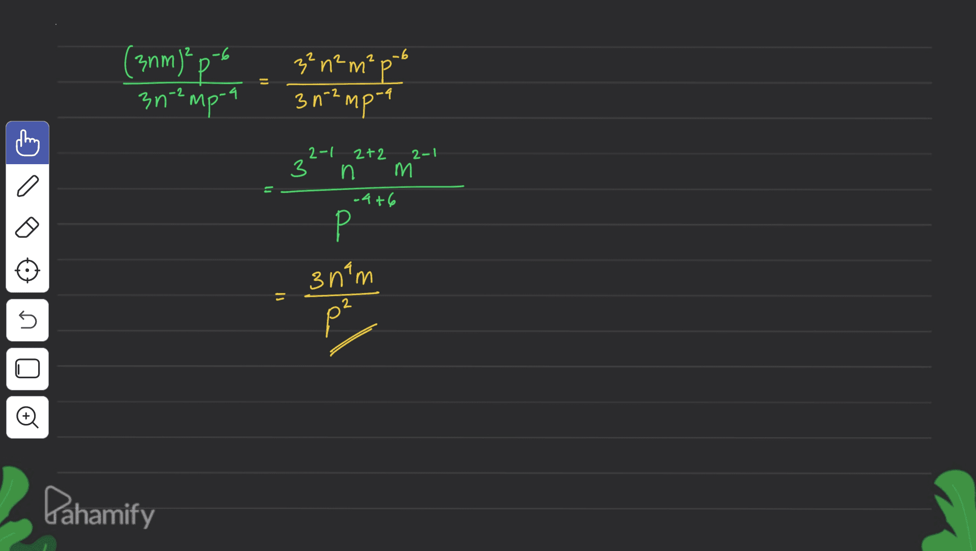 (3nm² p-6 30²mp-a 3² 1² m² p-6 3 n°2 mp-9 3 3 2-1 2+2 n 2-1 М. C .4+6 Р 3 nim p² n Pahamify 