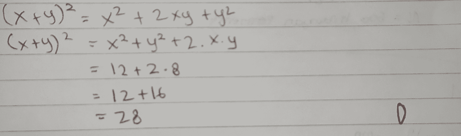 (x+y) - 12 +4 +9 Сутч) - = ху° 2. х. У = 12 +2.8 12+% = 28 о 