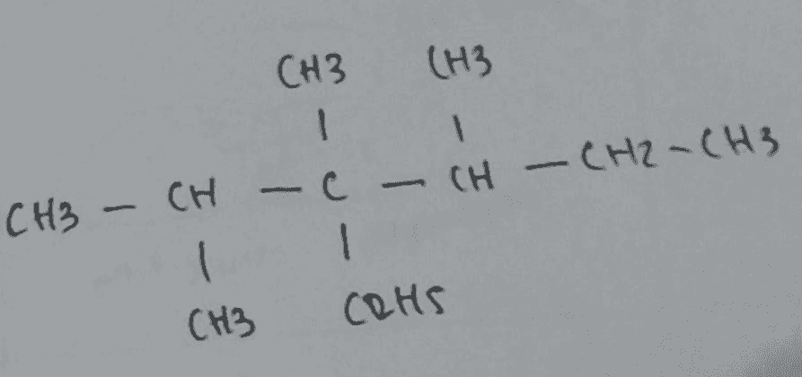 CH3 (H3 CH3 - CH CH - CH2-CH3 CH3 CRHS 1 