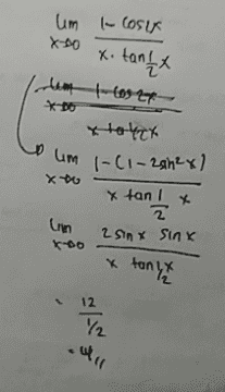 um - Cosly X-20 X • tant Irun 1002 talex um 1-61-2an2x) x tan1 x an 1 멜 Inn 2 sinx sinx K- x tony 12 12 / . 