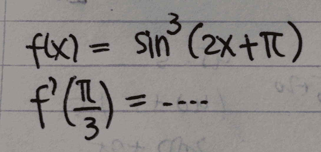 f(x) = sinº (2x+1) f) 