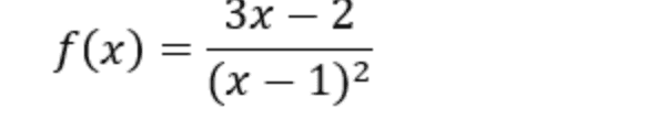 - f(x) = 3x – 2 (x - 1) 