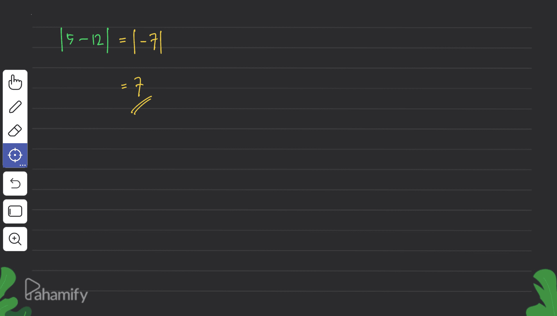 15-12|=|-71 = = G s Pahamify 