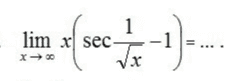 lim x| sec -1)- V.X 