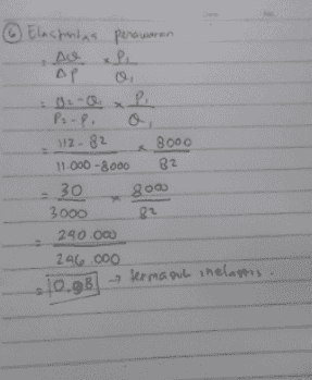 L ① Elastentas perawaran Ace xPL DP : 02-0, XP Ps-P. 112-82 8000 11-000-8000 82 30 8000 3000 82 240.000 246.000 10.g8] → termasul inelastis. 