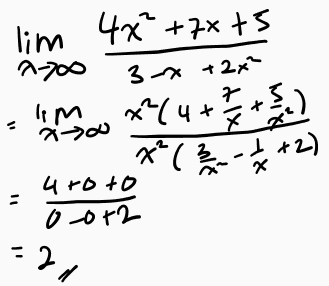 3x + 2x² lim 4x² + x 75 ∞ *²/4 + 1/4 + 2 " +2) 3 ) lem 200 x² ( 3 대 ( X 4 roto 0-012 2 
