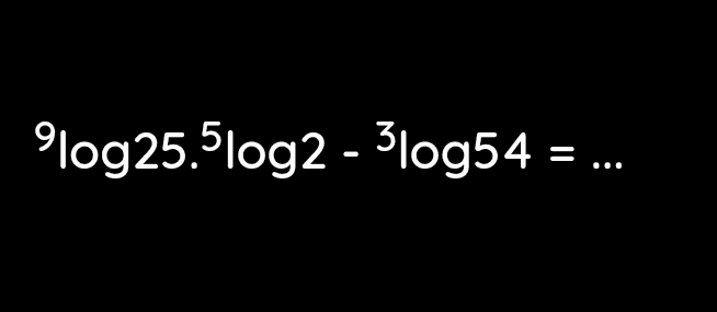 Plog25.5log2 - 310g54 = 