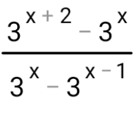 X X + 2 3 3 X-1 3* - 3* 