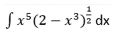 | x5(2 – x) dx 