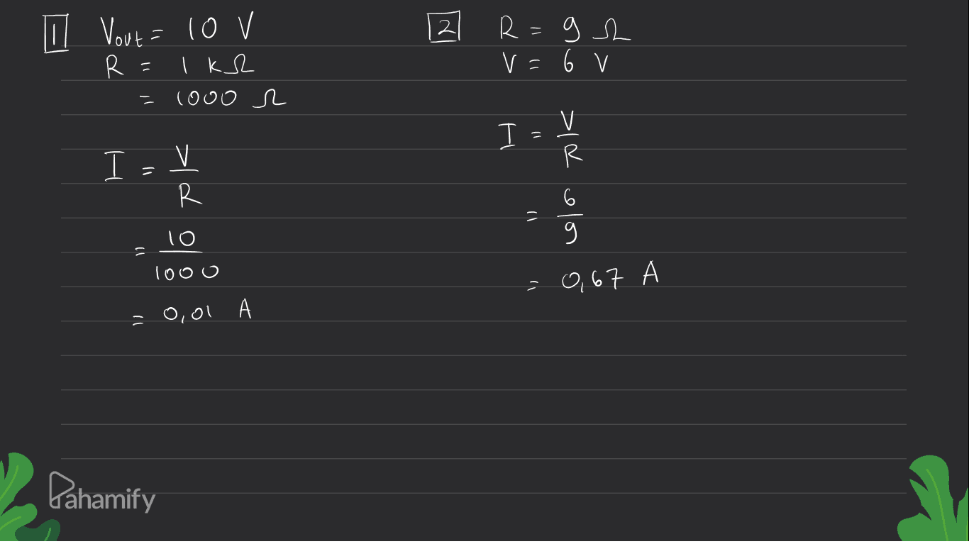 12 n Vout= 10v R = Тk_(L (ooo r R=g2 6 v 1 - I - V R G celo ok >G = 10 = 1000 = 0,67 А -0,ol Pahamify 