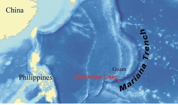 China Trench Philippines Guam Wenger Deep Mariana 